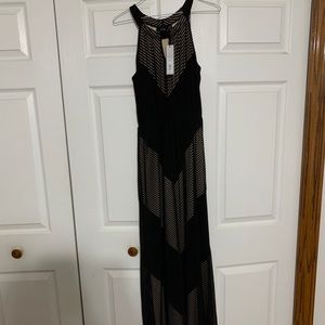 Black maxi dress